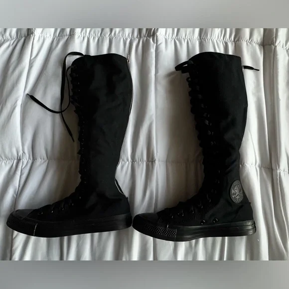 Converse Chuck Taylor All Star XXHi 7.5
Women/5.5 Men Black Knee Hi Punk Grunge - Picture 6 of 13